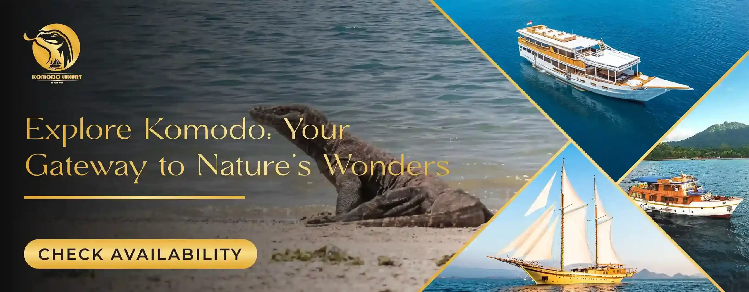 Banner Komodo Island Tour Package Komodo Luxury