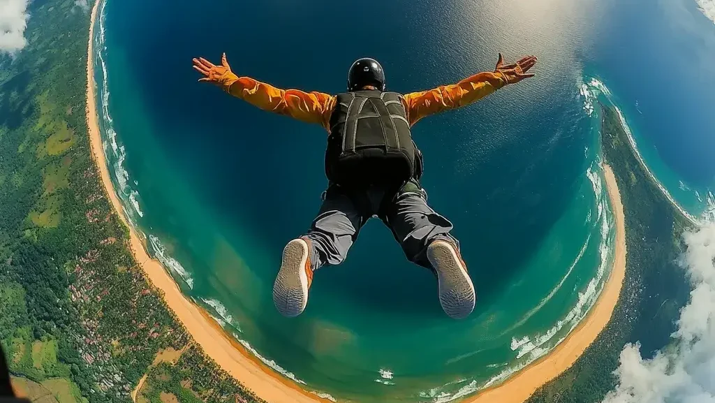 Skydiver Action Shot | IndonesiaJuara Trip