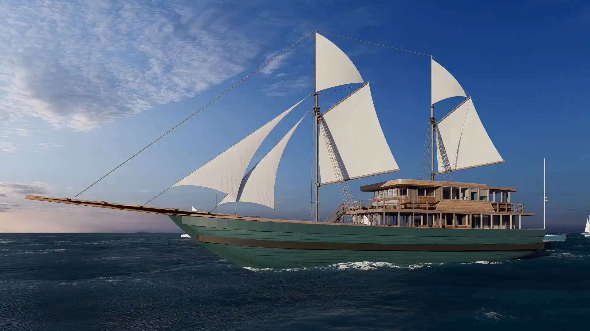 Marea Phinisi Boat Charter | Marea Exterior | Komodo Tour | Indoensia Juara Trip