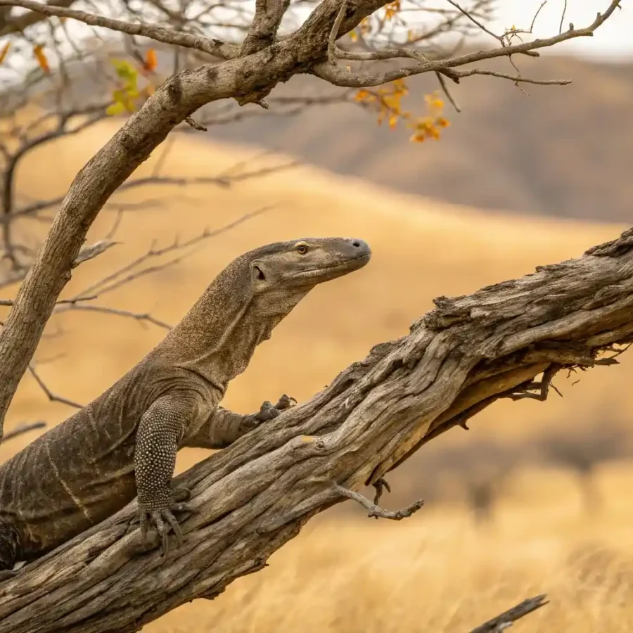 Komodo Dragons Climb Trees | Labuan Bajo Tour | IndonesiaJuara Trip