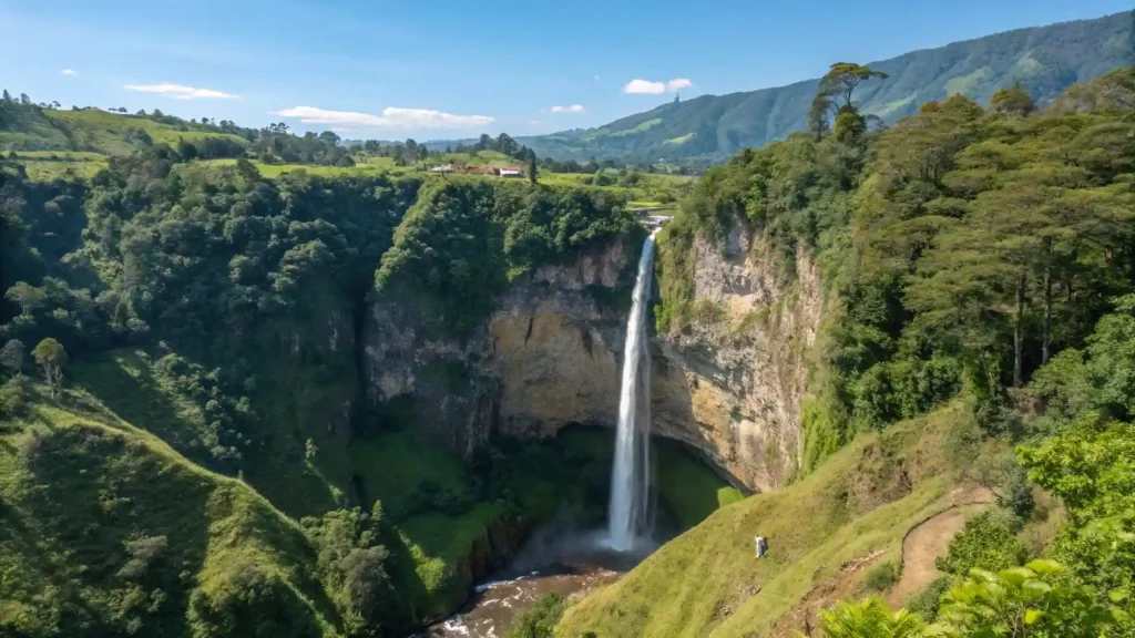 Sipiso Piso Waterfall | Waterfalls in Indonesia | IndonesiaJuara Trip
