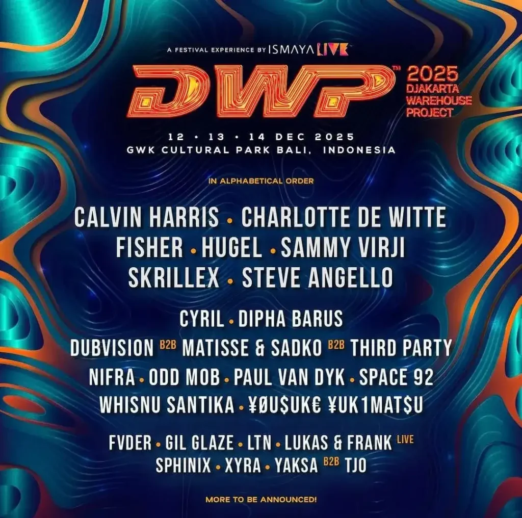 DWP Bali 2025 Lineup
