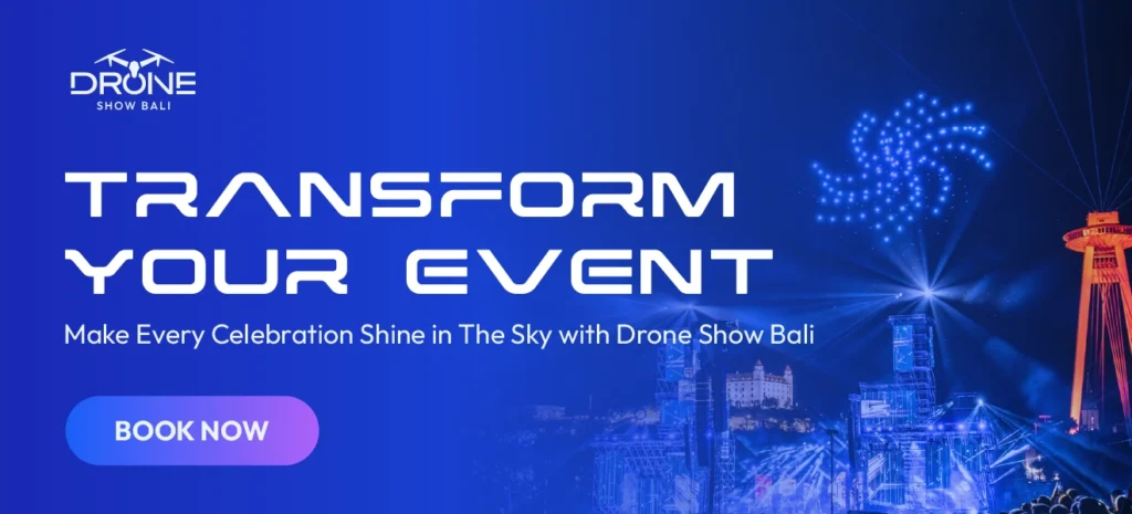 Banner Drone Show Bali