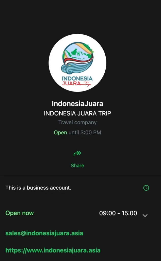 CS 1 IndonesiaJuara Trip WhatsApp