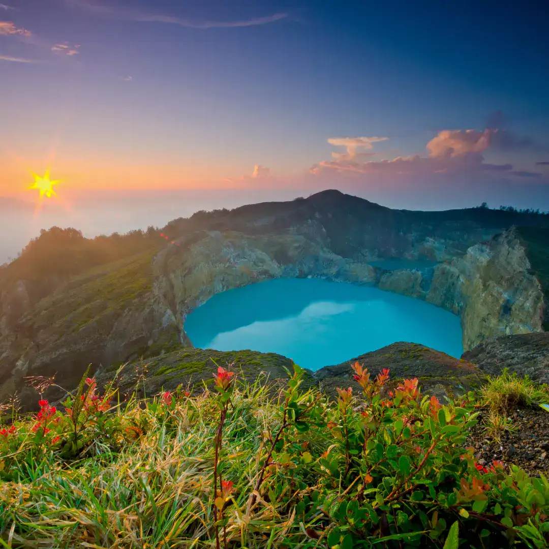 danau tiga warna 1