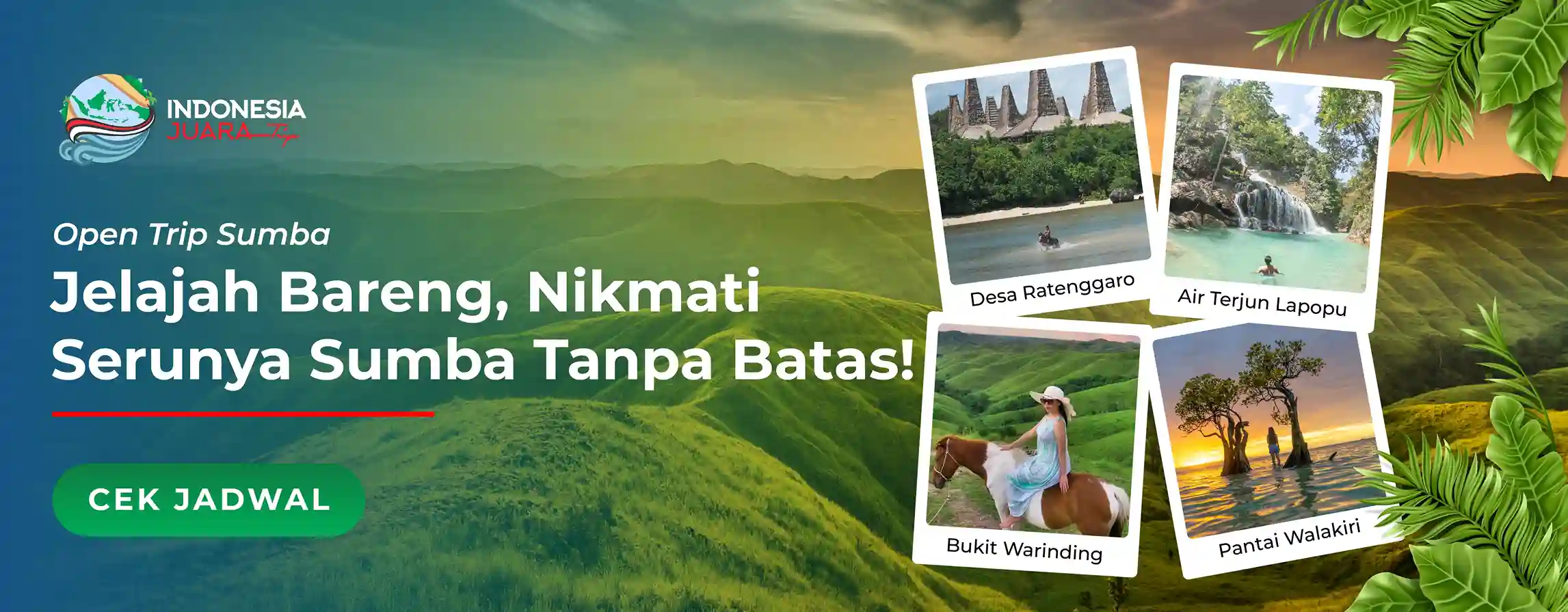 Banner Open Trip Sumba - IndonesiaJuara Trip