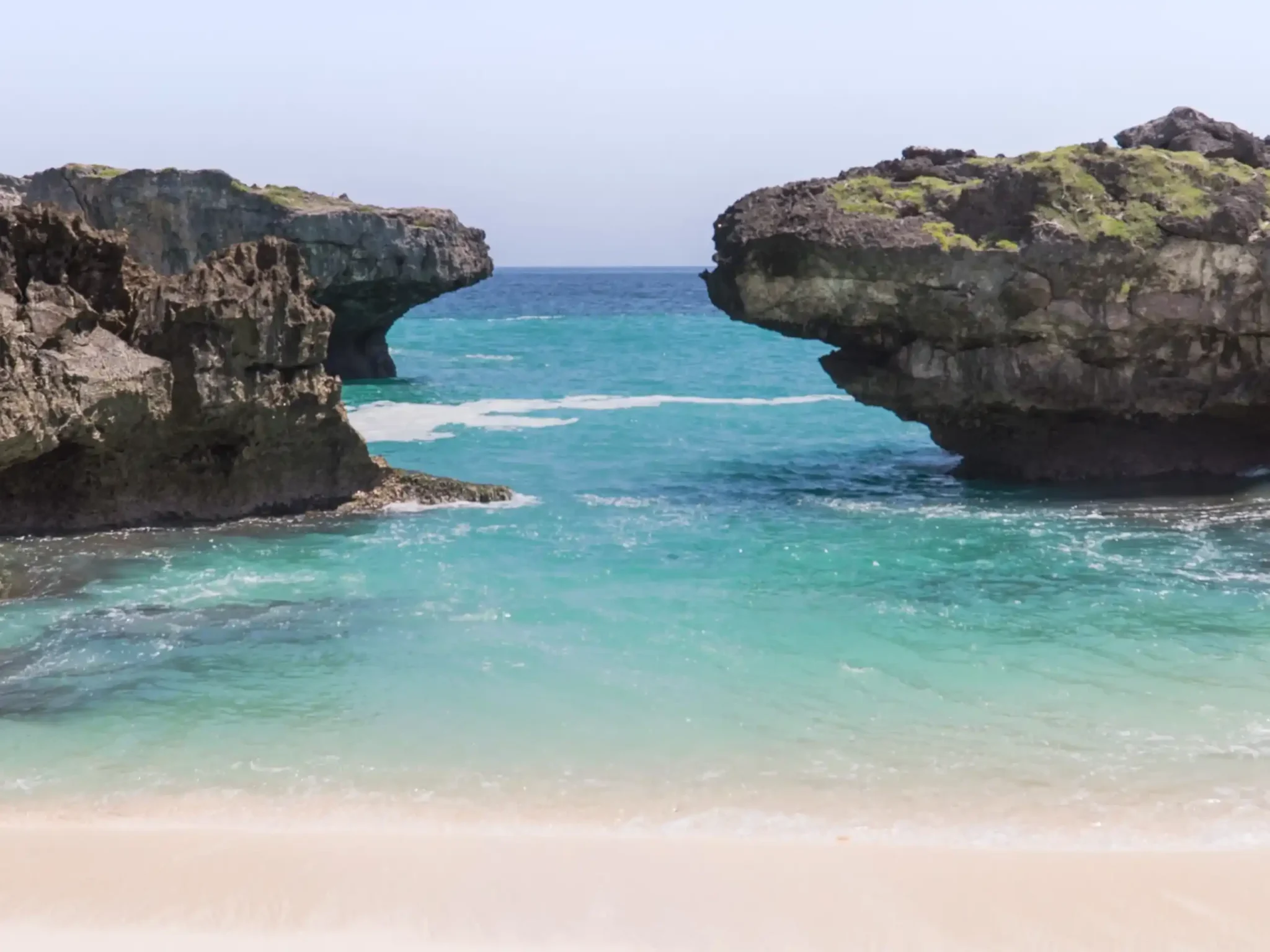 Mandorak Beach cove in Southwest Sumba, a short hop from Weekuri Lagoon on a luxury Sumba itinerary with resorts