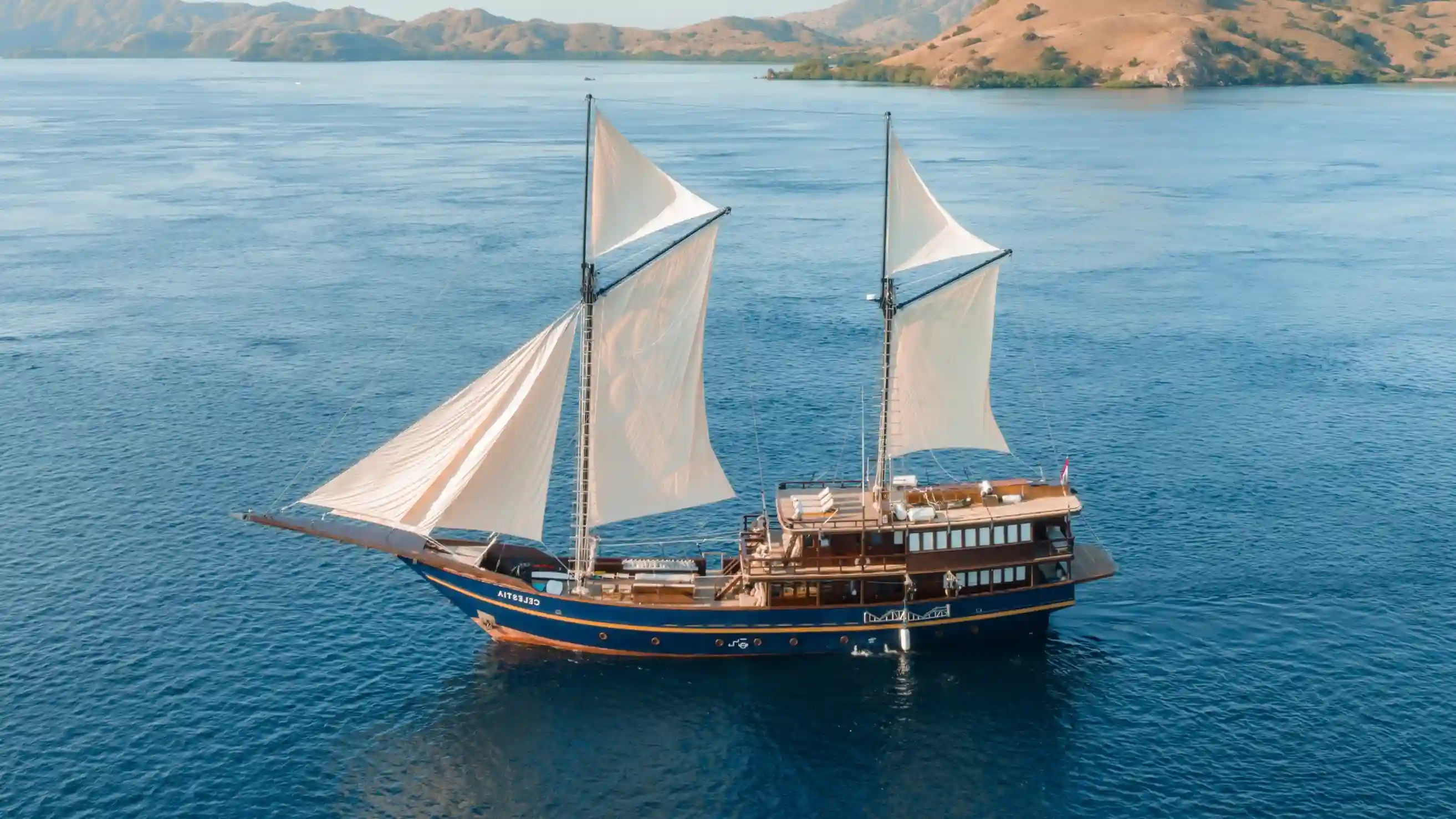 Celestia Yacht Cruise Phinisi Charter by Komodo Luxury