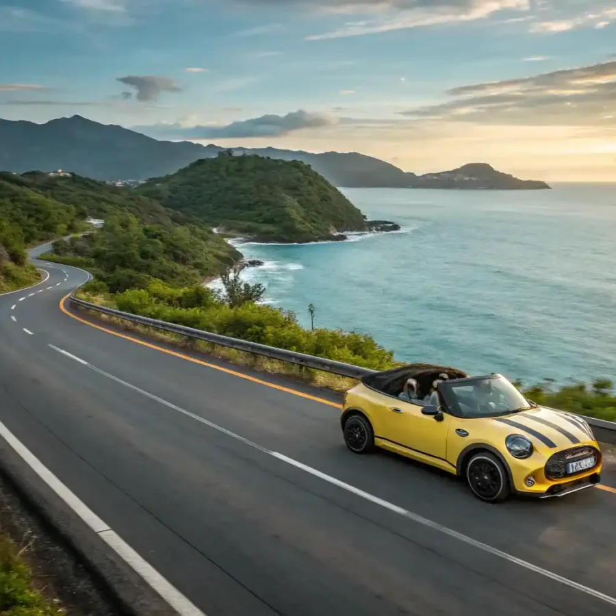 Mini Cooper Convertible di Labuan Bajo | IndonesiaJuara Trip