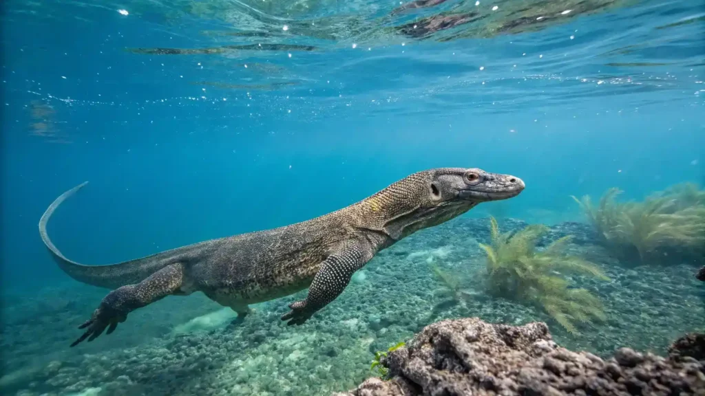 Komodo Berenang | Labuan Bajo Tour | IndonesiaJuara Trip
