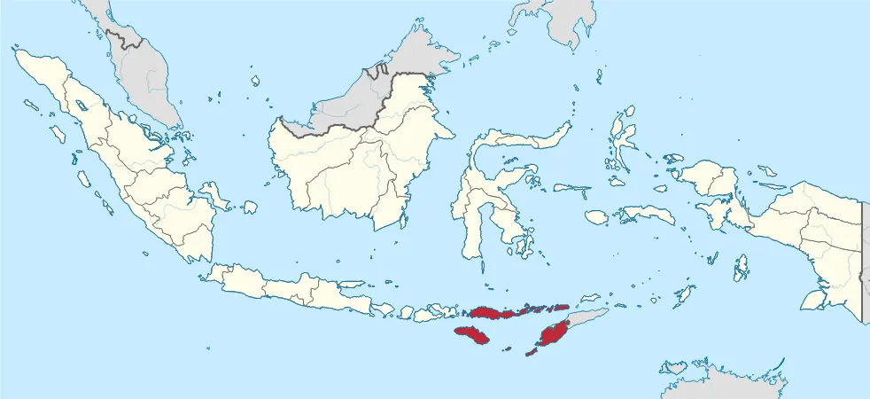 Nusa Tenggara Timur Indonesia (Source: wikimedia.org)