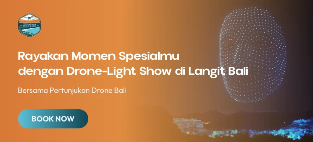 Banner Pertunjukan Drone Show Bali