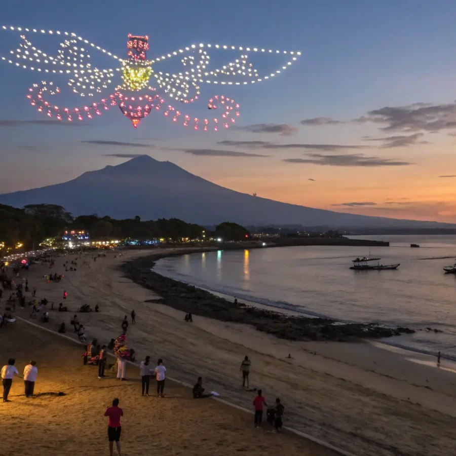 Pertunjukan Drone Bali